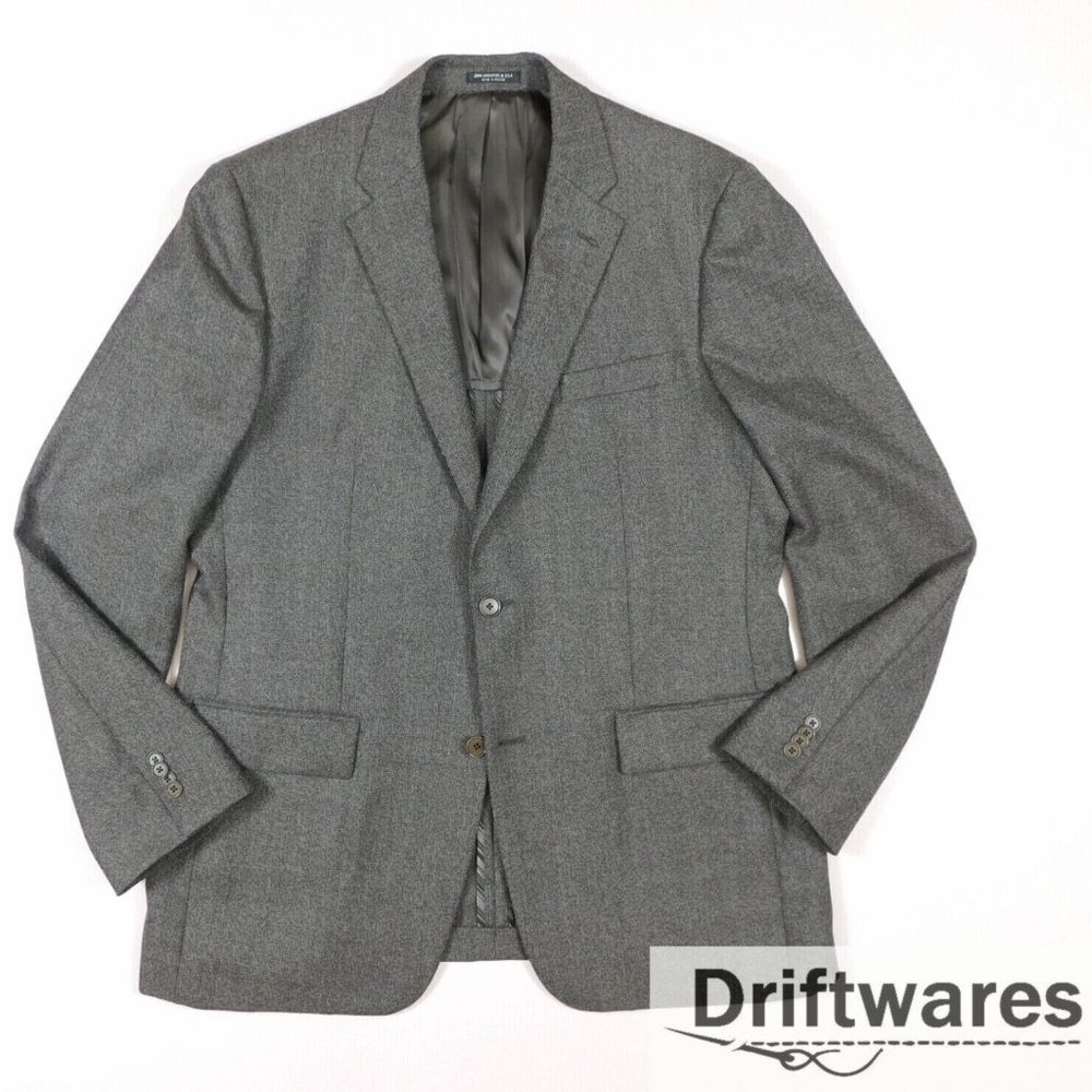 JOHN VARVATOS star USA Mens 44 Long LYON Brown Wool Sport Coat Suit Jacket